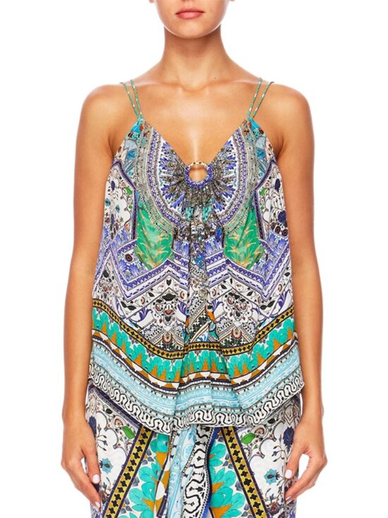 Camilla Tops - Camilla Everlasting Udaipur Metal Trim Double Strap Top